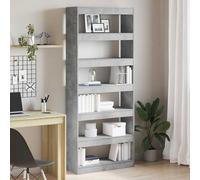 vidaXL Librería 6 niveles 80 x 30 x 198 cm Madera de ingeniería