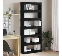 vidaXL Librería 6 niveles 80 x 30 x 198 cm Madera de ingeniería