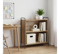 vidaXL Librería 80 x 33 x 80 cm Madera de ingeniería Roble artisan
