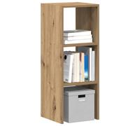 vidaXL Librería apilable madera contrachapada roble artesanal