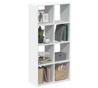 vidaXL Librería biombo Blanco 69,5x29x137,5 cm Madera de ingeniería