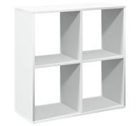 vidaXL Librería biombo blanco 69,5x29x69,5 cm madera de ingeniería