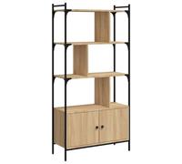 vidaXL Librería con puertas Roble Sonoma – 76,5×30×154,5 cm – Madera de ingeniería