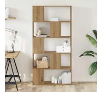 vidaXL Librería de 5 niveles madera roble artesanal 80,5x23,5x162,5 cm