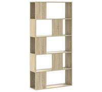 Estantería trigo 5 niveles roble claro 162,5x80,5x23,5 cm
