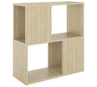 vidaXL Librería de madera contrachapada roble Sonoma 60x24x63 cm