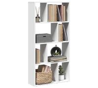 vidaXL Librería de madera de ingeniería blanca 60x20x120,5 cm