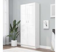 Vidaxl Armario de Libros 82,5x30,5x185,5 Cm White