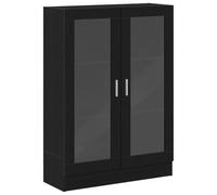 vidaXL Librería de roble negro Madera de ingeniería 82,5x30,5x115 cm