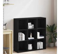 vidaXL Librería de roble negro, 98x29x97,5 cm, madera de ingeniería