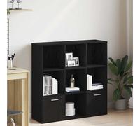 vidaXL Librería de roble negro 98x29x97,5 cm madera de ingeniería