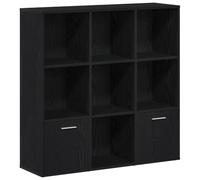 vidaXL Librería de roble negro 98x29x97,5 cm madera de ingeniería