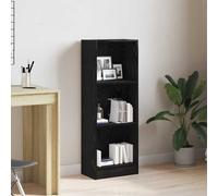 vidaXL Librería de roble negro de 40x24x109 cm, fabricada en madera de ingeniería