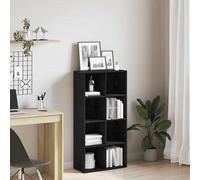 vidaXL Librería de roble negro de 66x30x130 cm, fabricada en madera de ingeniería