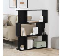 vidaXL Librería de roble negro de 80x24x96 cm, fabricada en madera de ingeniería