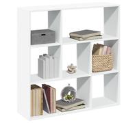 vidaXL Librería divisor madera ingeniería 102x29x103,5 cm en color Roble Sonoma/Roble ahumado/Blanco y más