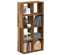 vidaXL Librería divisor madera ingeniería envejecida 69,5x29x137,5 cm