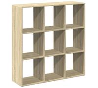 vidaXL Librería Divisor Madera de ingeniería Roble Sonoma 102x29x103,5 cm