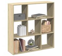 vidaXL Librería divisor madera ingeniería roble Sonoma 102x29x103,5 cm