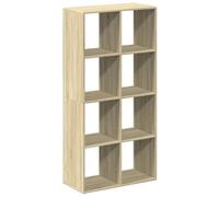 vidaXL Librería divisor de madera ingeniería Roble Sonoma 69,5 x 29 x 137,5 cm