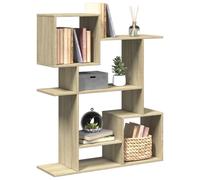 vidaXL Librería divisor madera ingeniería roble Sonoma 92x29x112 cm