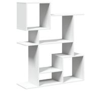 vidaXL Librería divisora Madera ingeniería Blanca 92x29x112 cm