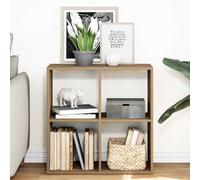 vidaXL Librería divisora Madera Roble Artisan 69,5x29x69,5 cm