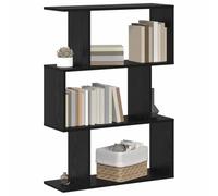 vidaXL Librería Roble Negro 70 x 24 x 97 cm Madera de ingeniería, Mueble de Sala, estantería Resistente para Biblioteca, Unidad Minimalista, exhibidor de Libros Independiente
