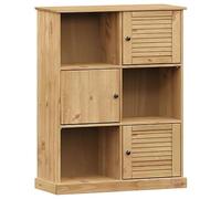 vidaXL Librería Vigo Madera Maciza de Pino 90x35x114,5 cm, estantería, estantería Libros, Mueble almacenaje, Biblioteca, Estante Libros