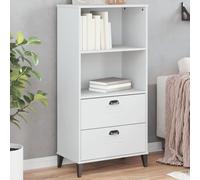 vidaXL Librería VIKEN madera de ingeniería blanco 60x35x123 cm