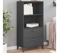 vidaXL Librería VIKEN madera de ingeniería gris antracita 60x35x123 cm