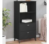 vidaXL Librería VIKEN madera de ingeniería negro 60x35x123 cm