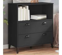 vidaXL Librería VIKEN madera de ingeniería negro 80x40x90 cm