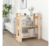 vidaXL Librero/Biblioteca 80x35x91 cm Madera maciza de pino