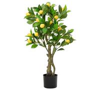 vidaXL Limonero artificial 234 hojas 90 cm verde