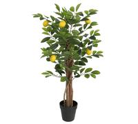 vidaXL Limonero artificial con 3 troncos PP verde 85 cm