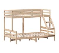 vidaXL Litera Comte madera maciza de pino 80x200/120x200 cm