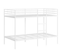 vidaXL Litera sin colchón acero blanco 100x200 cm