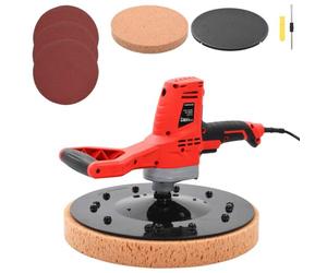 vidaXL Llana Eléctrica Manual Herramientas Albañilería Fratasadora Bricolaje Práctica Potente Trabajos de Nivelación Pulido Eficiente Precisa 710W