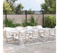 vidaXL Lona 140 gsm Transparente 4 x 7 m PE