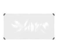 vidaXL Lona 350 gsm Transparente PVC Multitalle 1 x 2 m