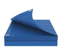 vidaXL Lona con Ojales Azul 6 x 6 m 180 gsm PE