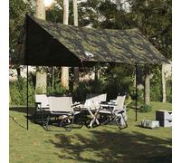 vidaXL Lona de camping impermeable camuflaje 438x376x212 cm