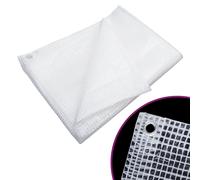 vidaXL Lona de gasa de vuelta blanco 140 g/m² 3x6 m