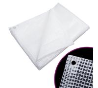 vidaXL Lona de gasa de vuelta blanco 140 g/m² 8x8 m