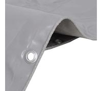 vidaXL, lona de protección, 650 g/m², 5 x 6 metros, color gris