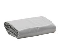 vidaXL Lona, Funda Impermeable para Mueble Leñero Remolque Bicicleta Coche Camión, Cubierta de Techo de Camping, Hoja de Suelo, Gris