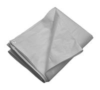 vidaXL Lona Toldo Camping Cubierta Refugio Acampada Protección Muebles de Jardín Patio Terraza Balcón Exterior HDPE Gris 260 g/m² 3x4 m