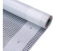 vidaXL Lona impermeable Cubierta plástico de invernadero 260 g/m² 2x6 m blanca