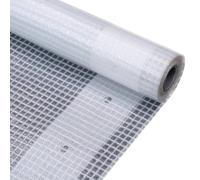 vidaXL Lona impermeable 260 g/m² 4x10 m blanca